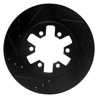 R1 Concepts® - eLINE™ Drilled and Slotted 1-Piece Front Brake Rotor