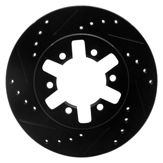 R1 Concepts® - eLINE™ Drilled and Slotted 1-Piece Front Driver Side Brake Rotor