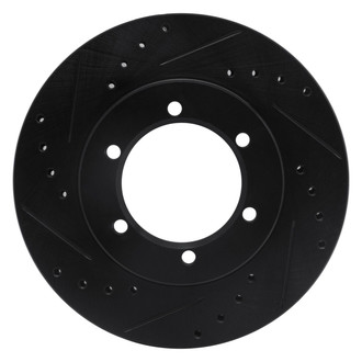 R1 Concepts® - eLINE™ Drilled and Slotted 1-Piece Front Driver Side Brake Rotor