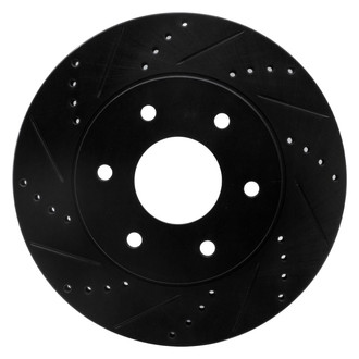 R1 Concepts® - eLINE™ Drilled and Slotted 1-Piece Front Driver Side Brake Rotor
