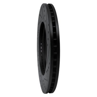 R1 Concepts® - eLINE™ Drilled and Slotted 1-Piece Front Driver Side Brake Rotor