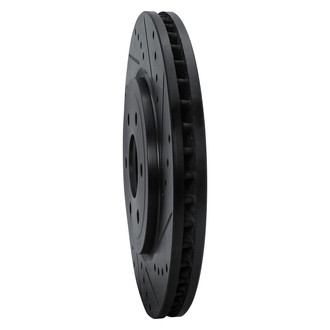 R1 Concepts® - eLINE™ Drilled and Slotted 1-Piece Front Passenger Side Brake Rotor