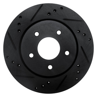 R1 Concepts® - eLINE™ Drilled and Slotted 1-Piece Rear Driver Side Brake Rotor