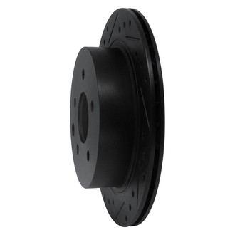 R1 Concepts® - eLINE™ Drilled and Slotted 1-Piece Rear Driver Side Brake Rotor