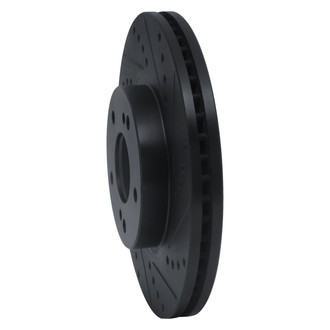 R1 Concepts® - eLINE™ Drilled and Slotted 1-Piece Front Passenger Side Brake Rotor