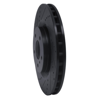 R1 Concepts® - eLINE™ Drilled and Slotted 1-Piece Front Driver Side Brake Rotor