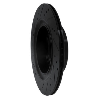 R1 Concepts® - eLINE™ Drilled and Slotted 1-Piece Rear Passenger Side Brake Rotor