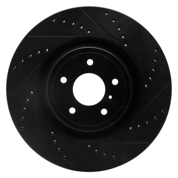 R1 Concepts® - eLINE™ Drilled and Slotted 1-Piece Front Brake Rotor