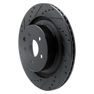 R1 Concepts® - eLINE™ Drilled and Slotted 1-Piece Rear Driver Side Brake Rotor