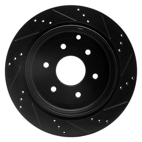 R1 Concepts® - eLINE™ Drilled and Slotted 1-Piece Rear Brake Rotor