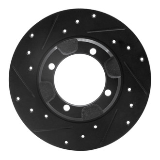 R1 Concepts® - eLINE™ Drilled and Slotted 1-Piece Front Driver Side Brake Rotor