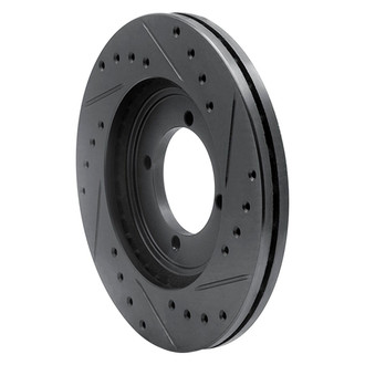 R1 Concepts® - eLINE™ Drilled and Slotted 1-Piece Front Driver Side Brake Rotor