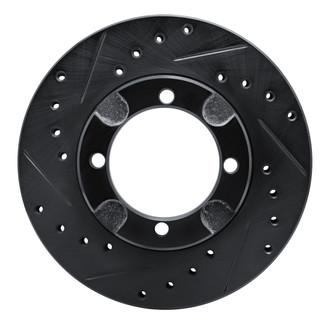 R1 Concepts® - eLINE™ Drilled and Slotted 1-Piece Front Driver Side Brake Rotor