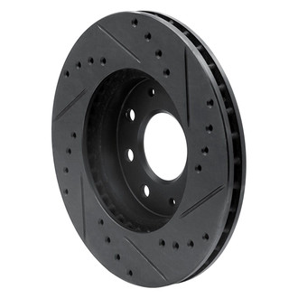 R1 Concepts® - eLINE™ Drilled and Slotted 1-Piece Front Driver Side Brake Rotor