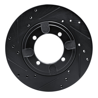 R1 Concepts® - eLINE™ Drilled and Slotted 1-Piece Front Driver Side Brake Rotor