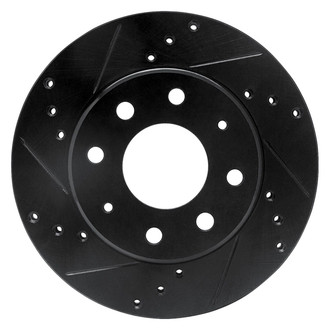 R1 Concepts® - eLINE™ Drilled and Slotted 1-Piece Front Brake Rotor