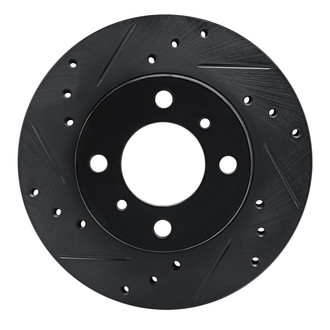 R1 Concepts® - eLINE™ Drilled and Slotted 1-Piece Front Driver Side Brake Rotor