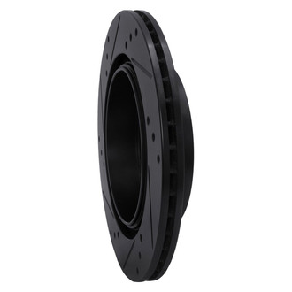 R1 Concepts® - eLINE™ Drilled and Slotted 1-Piece Rear Passenger Side Brake Rotor