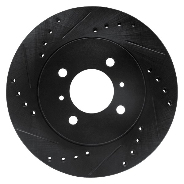 R1 Concepts® - eLINE™ Drilled and Slotted 1-Piece Front Brake Rotor