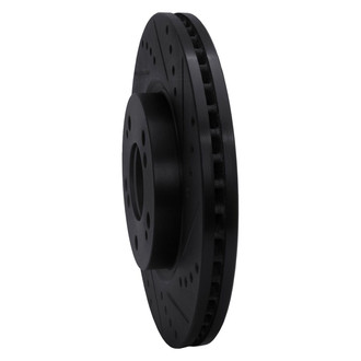 R1 Concepts® - eLINE™ Drilled and Slotted 1-Piece Front Passenger Side Brake Rotor