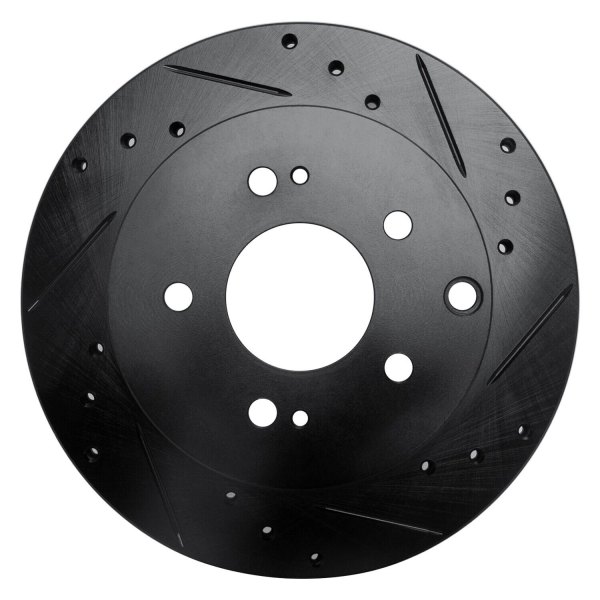 R1 Concepts® - eLINE™ Drilled and Slotted 1-Piece Rear Brake Rotor