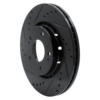 R1 Concepts® - eLINE™ Drilled and Slotted 1-Piece Front Driver Side Brake Rotor