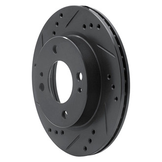 R1 Concepts® - eLINE™ Drilled and Slotted 1-Piece Front Driver Side Brake Rotor