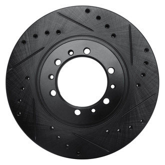 R1 Concepts® - eLINE™ Drilled and Slotted 1-Piece Front Passenger Side Brake Rotor