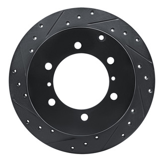 R1 Concepts® - eLINE™ Drilled and Slotted 1-Piece Rear Driver Side Brake Rotor