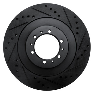R1 Concepts® - eLINE™ Drilled and Slotted 1-Piece Front Passenger Side Brake Rotor