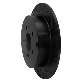 R1 Concepts® - eLINE™ Drilled and Slotted 1-Piece Rear Passenger Side Brake Rotor