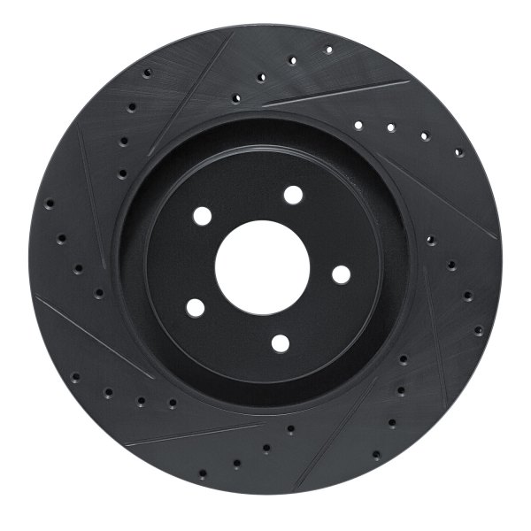 R1 Concepts® - eLINE™ Drilled and Slotted 1-Piece Front Brake Rotor