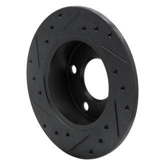 R1 Concepts® - eLINE™ Drilled and Slotted 1-Piece Rear Passenger Side Brake Rotor