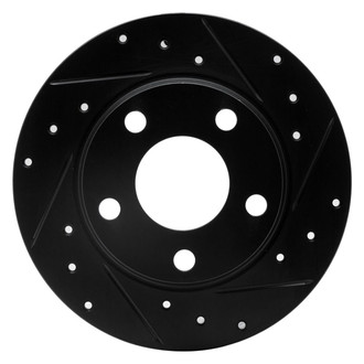 R1 Concepts® - eLINE™ Drilled and Slotted 1-Piece Rear Passenger Side Brake Rotor