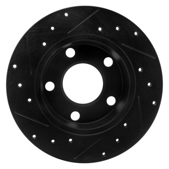 R1 Concepts® - eLINE™ Drilled and Slotted 1-Piece Rear Passenger Side Brake Rotor