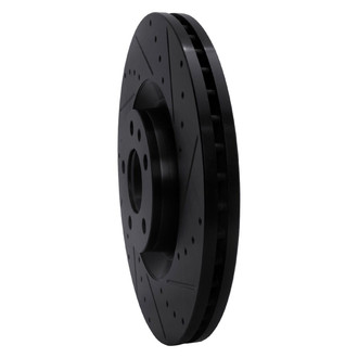 R1 Concepts® - eLINE™ Drilled and Slotted 1-Piece Front Passenger Side Brake Rotor