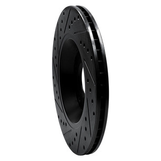 R1 Concepts® - eLINE™ Drilled and Slotted 1-Piece Rear Passenger Side Brake Rotor