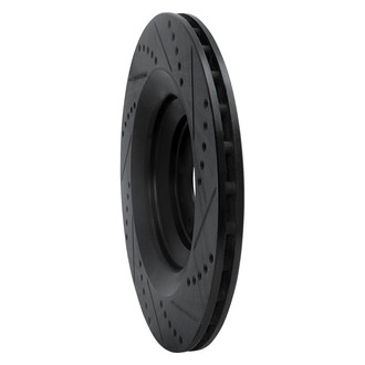 R1 Concepts® - eLINE™ Drilled and Slotted 1-Piece Rear Driver Side Brake Rotor