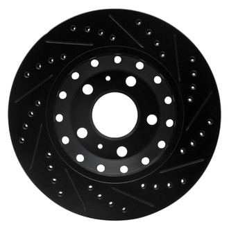 R1 Concepts® - eLINE™ Drilled and Slotted 1-Piece Rear Brake Rotor