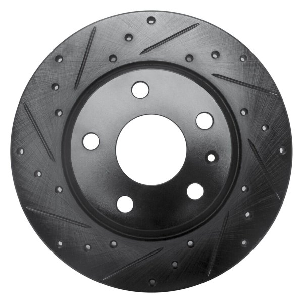 R1 Concepts® - eLINE™ Drilled and Slotted 1-Piece Rear Brake Rotor