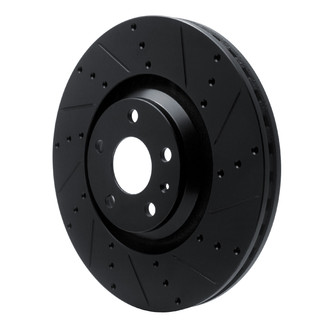 R1 Concepts® - eLINE™ Drilled and Slotted 1-Piece Front Passenger Side Brake Rotor