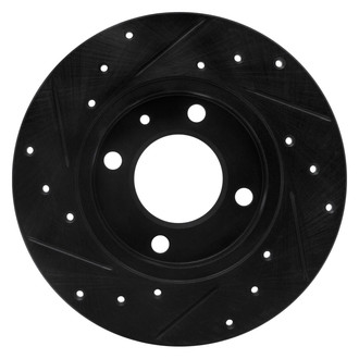 R1 Concepts® - eLINE™ Drilled and Slotted 1-Piece Front Passenger Side Brake Rotor
