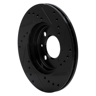 R1 Concepts® - eLINE™ Drilled and Slotted 1-Piece Front Driver Side Brake Rotor