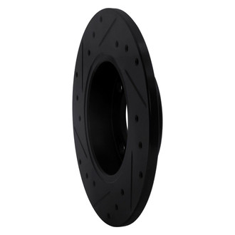 R1 Concepts® - eLINE™ Drilled and Slotted 1-Piece Rear Passenger Side Brake Rotor