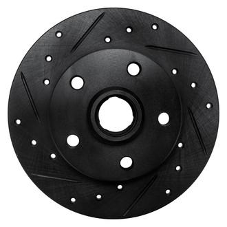 R1 Concepts® - eLINE™ Drilled and Slotted 1-Piece Rear Driver Side Brake Rotor