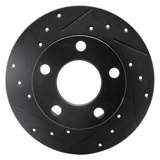 R1 Concepts® - eLINE™ Drilled and Slotted 1-Piece Rear Driver Side Brake Rotor