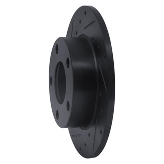 R1 Concepts® - eLINE™ Drilled and Slotted 1-Piece Rear Driver Side Brake Rotor