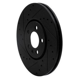 R1 Concepts® - eLINE™ Drilled and Slotted 1-Piece Front Driver Side Brake Rotor