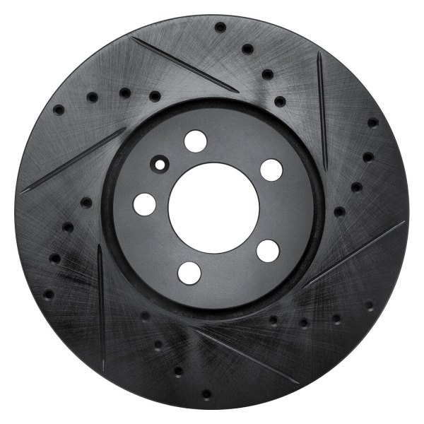 R1 Concepts® - eLINE™ Drilled and Slotted 1-Piece Front Brake Rotor