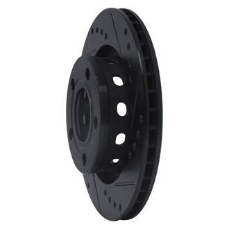 R1 Concepts® - eLINE™ Drilled and Slotted 1-Piece Rear Passenger Side Brake Rotor